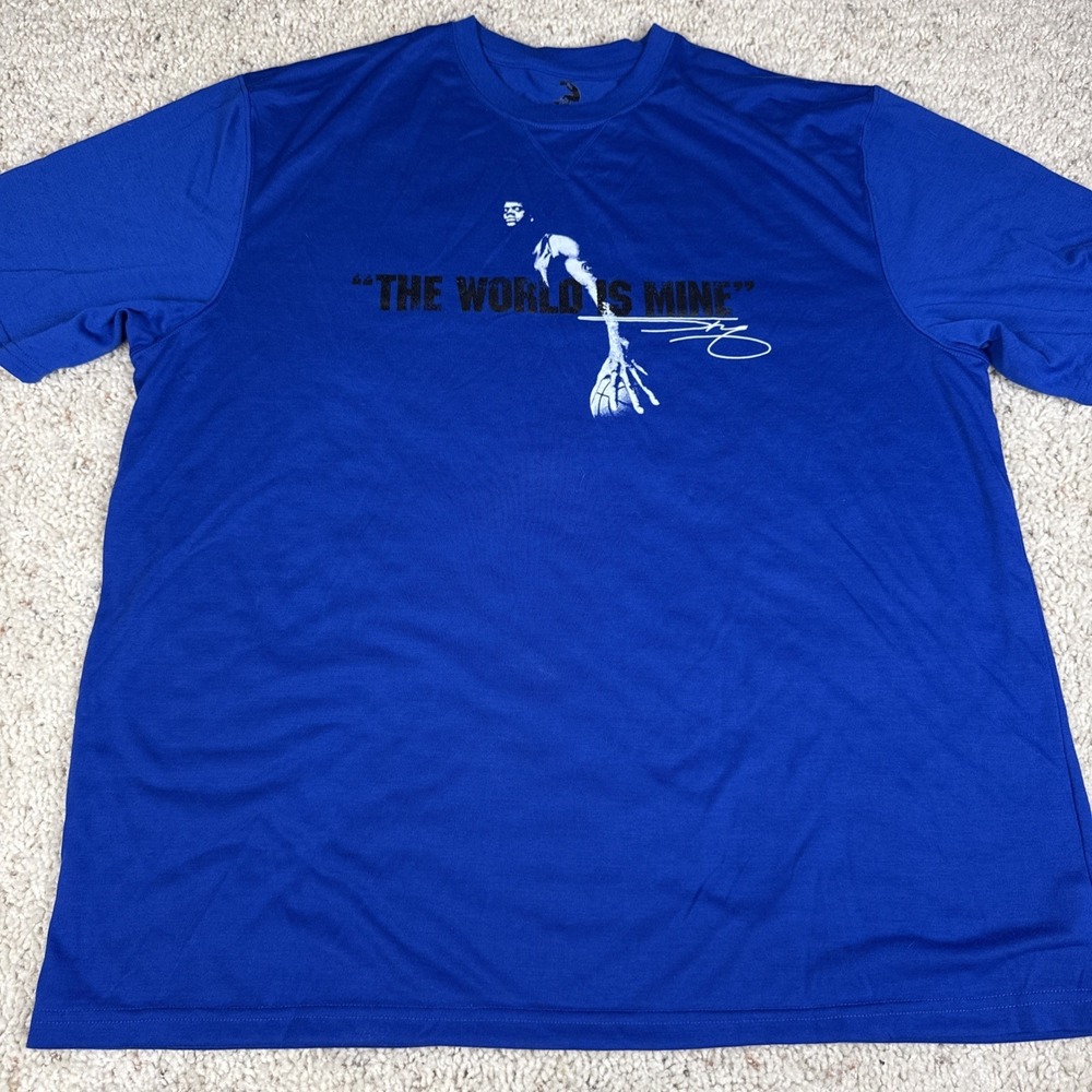Authentic Shaquille O'neal Brand The World Is Mine Shirt Activewear (XL)‎